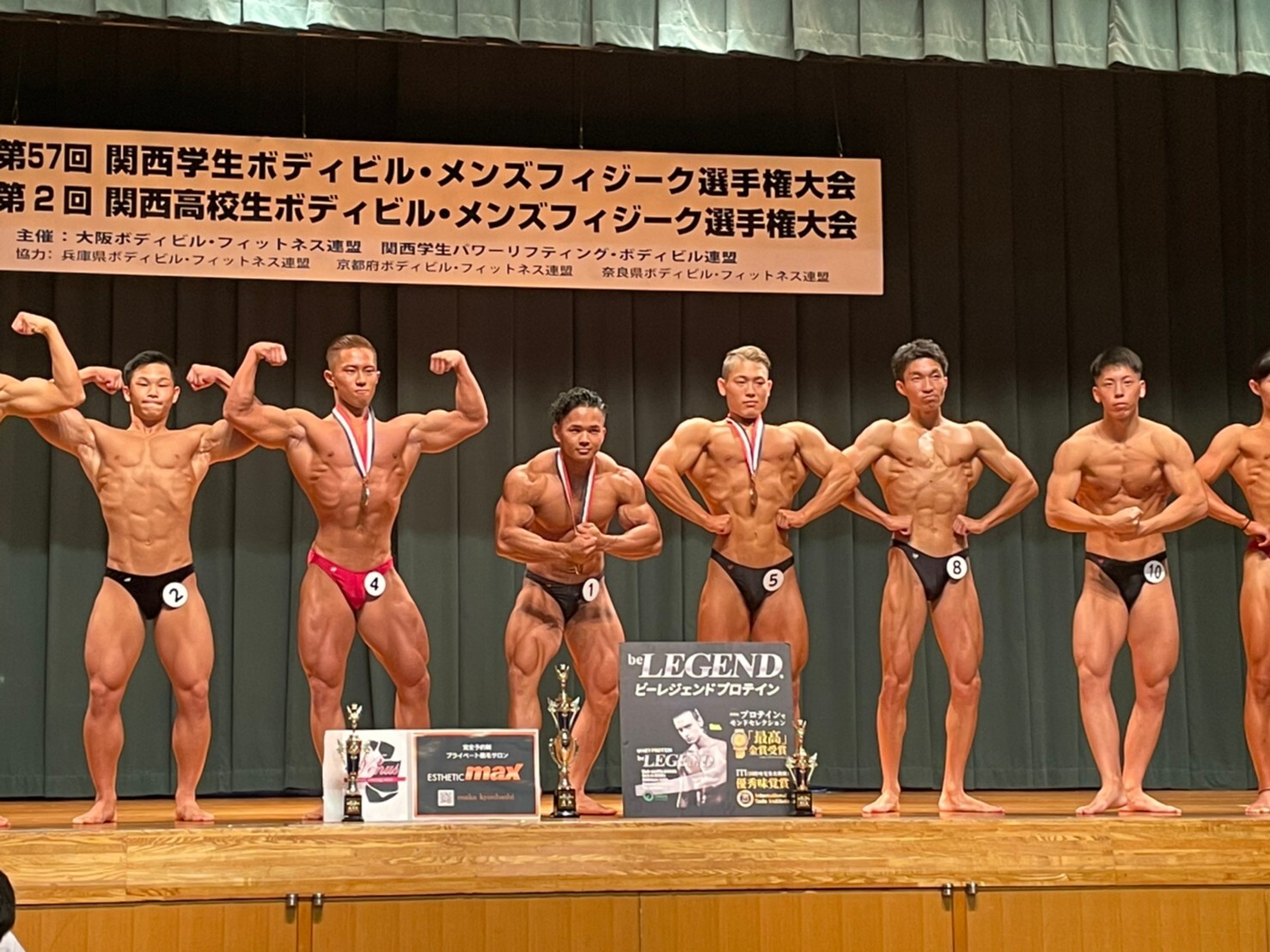 第57回関西学生ボディビル選手権 大会結果｜関西学生ボディビル連盟